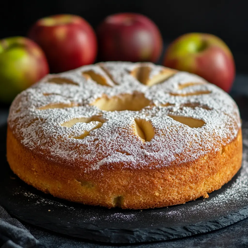 Invisible Apple Cake