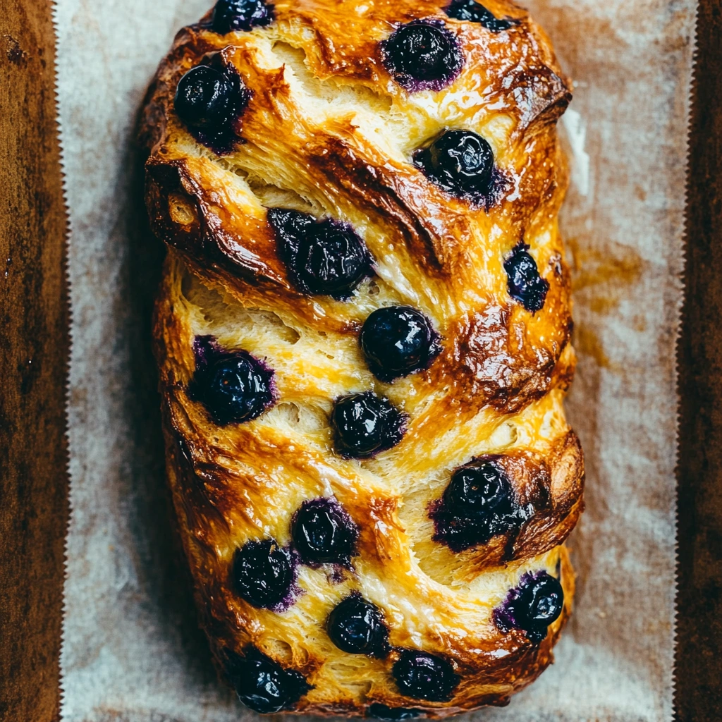 Lemon Blueberry Cream Cheese Sourdough